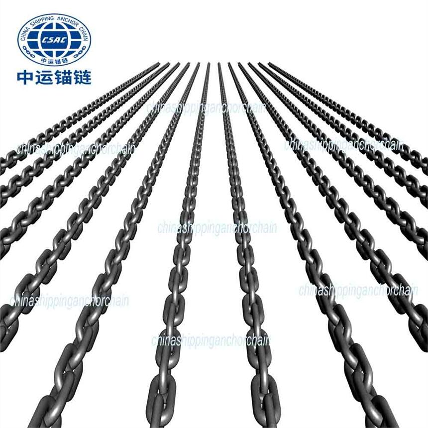 供應(yīng)28-162mm船用有檔錨鏈