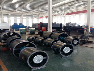 地下人防車庫軸流式高溫消防排煙風機