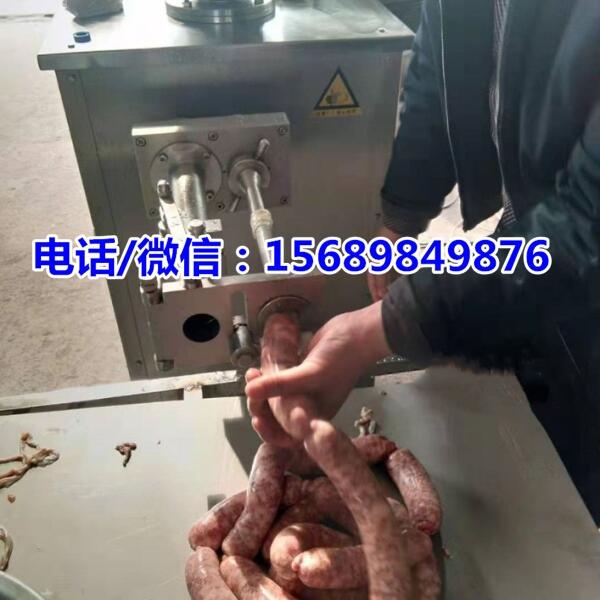 棗腸定量灌腸機_烤腸自動灌腸機_玉米腸扭結(jié)灌腸機