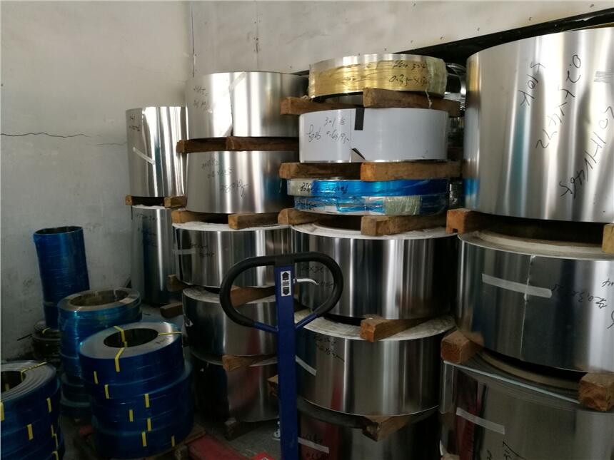 回彈力好301不銹鋼帶，鍋仔片專用301不銹鋼帶