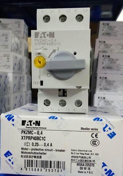 EATON伊頓穆勒一級代理電動(dòng)機(jī)保護(hù)斷路器PKZMC-2,5全新原裝正品