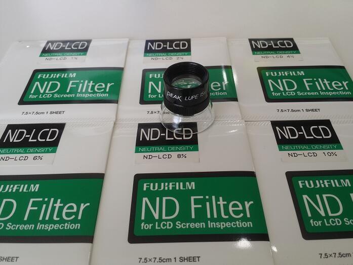 日本富士濾光片液晶屏檢測(cè)ND-LCD透光率5%