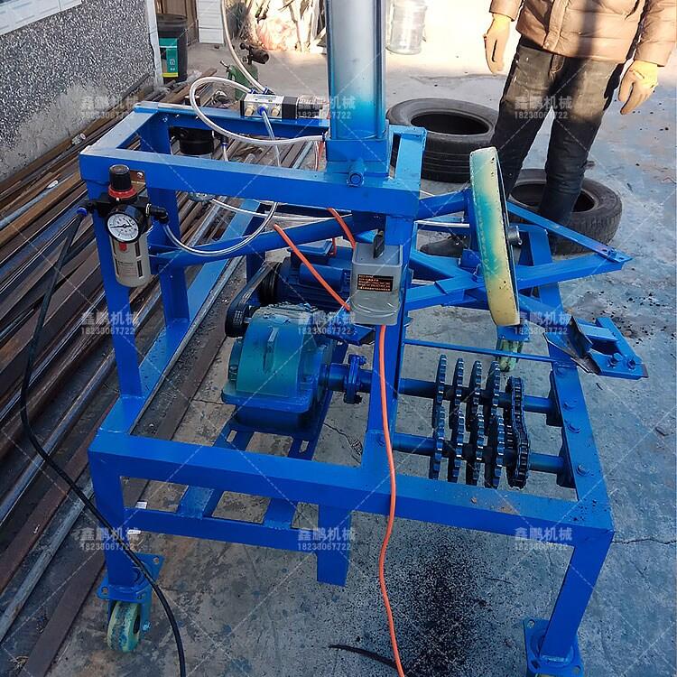 液壓廢舊汽車輪胎切雙邊機視頻
