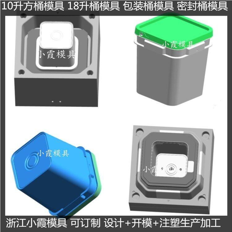 涂料桶注塑模具，生產(chǎn)涂料桶模具