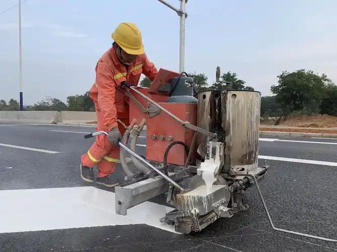 南京浦口區(qū)道路交通標(biāo)線劃線