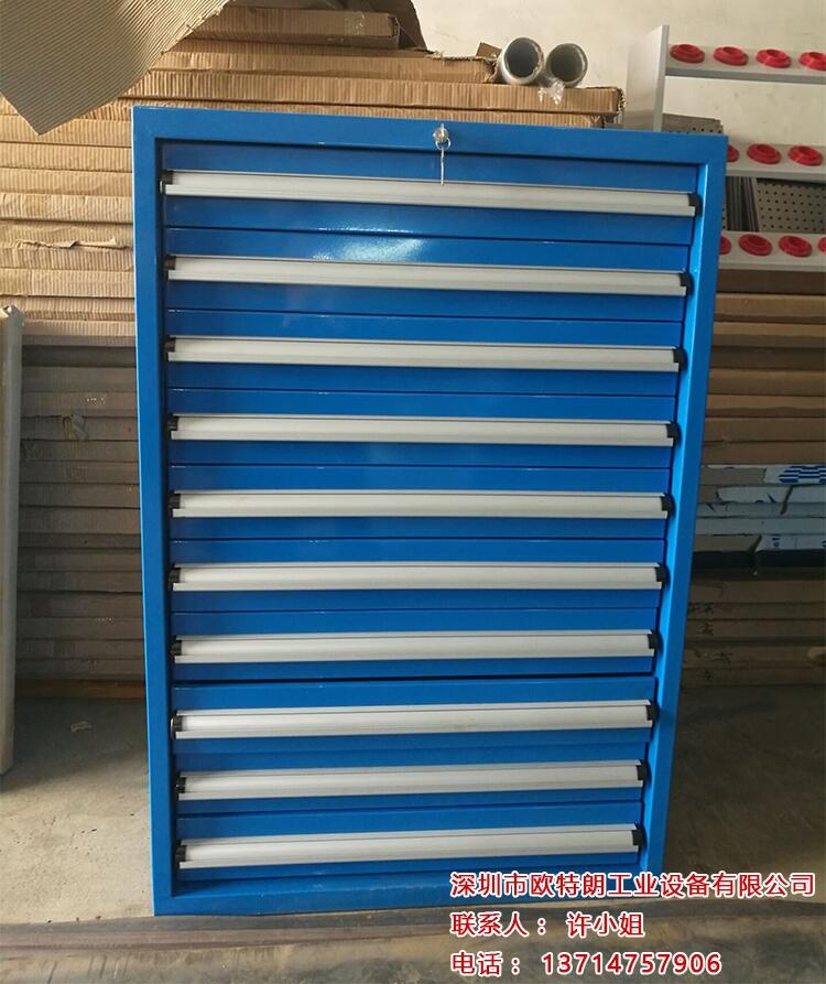 重型工具柜4抽6抽7抽8抽9抽10抽帶鎖鉗工鐵皮柜五金抽屜零件柜