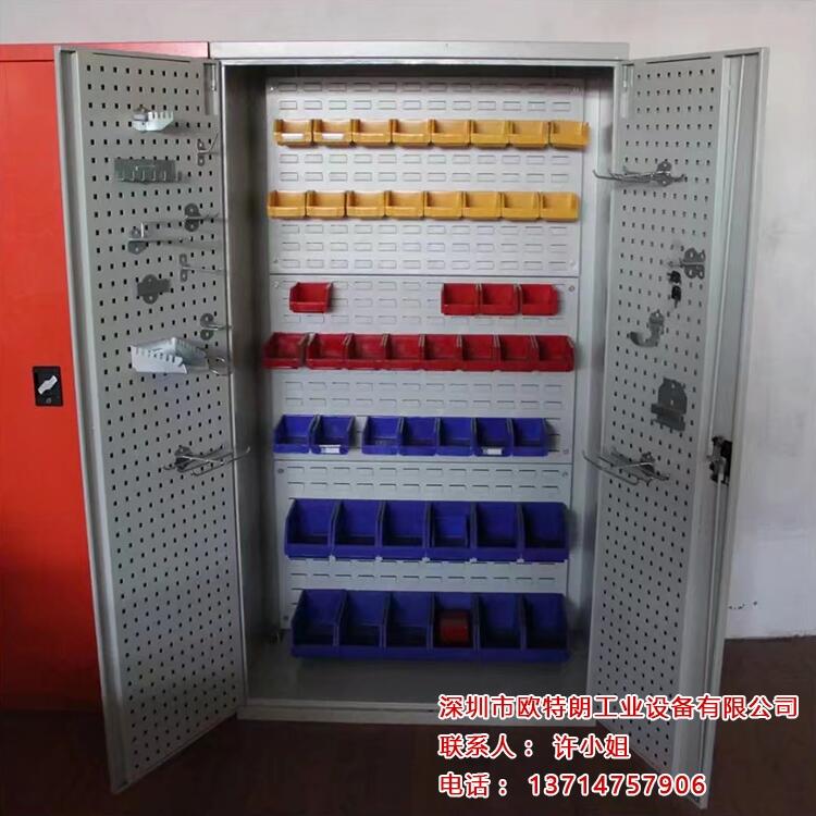 雙開門工具柜零件柜物料柜鐵皮工具柜定做鋼制加厚五金工具柜