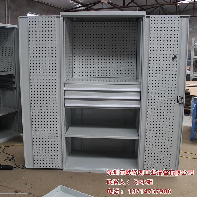 雙開門重型工具柜層板式可調(diào)節(jié)鐵皮柜鋼柜定做廠家直供工具柜