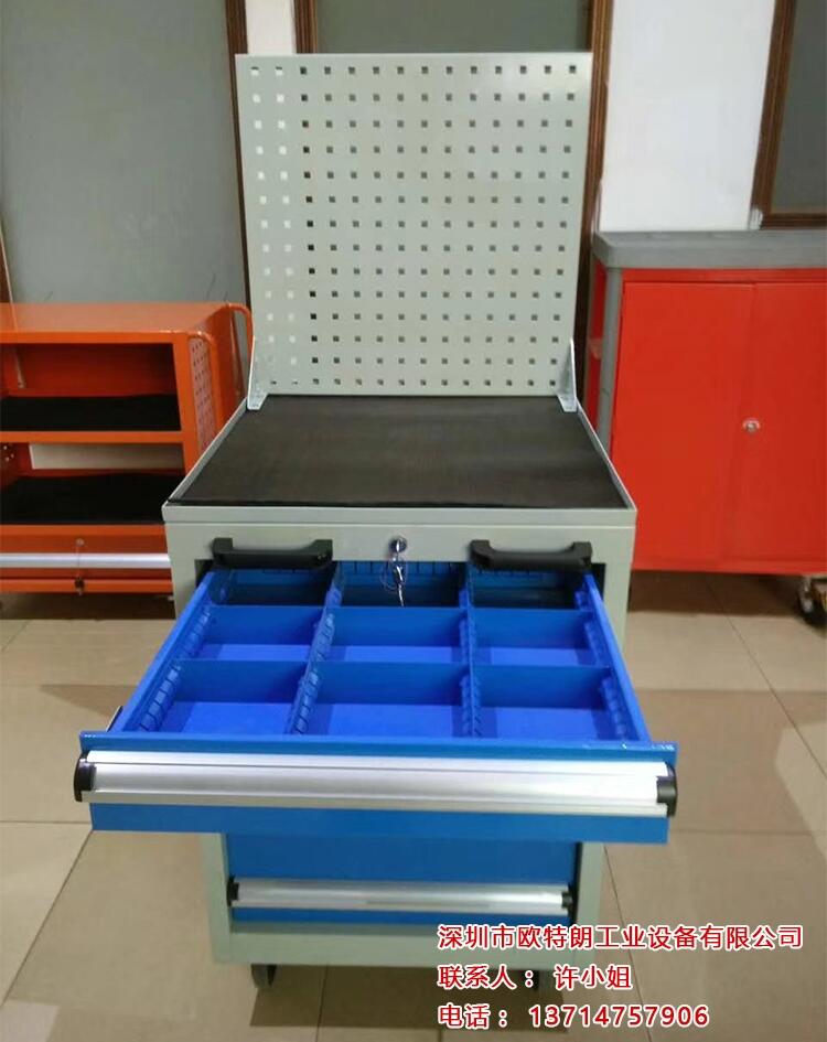 五金工具車定制抽屜式移動(dòng)工具柜安全工具柜帶輪工具車車間工具柜