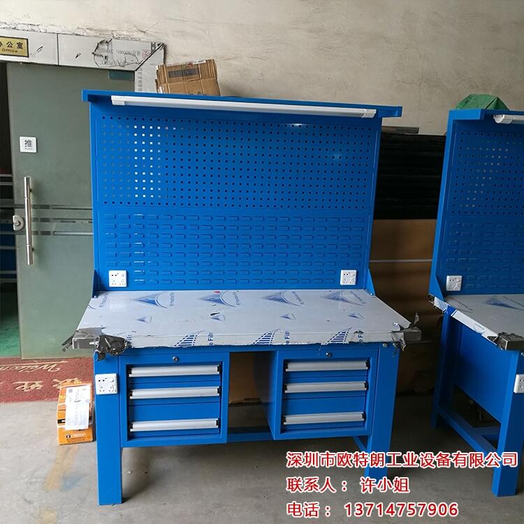 鉗工臺重型不銹鋼工作臺操作臺打包臺裝配維修臺臺鉗工作臺防靜電