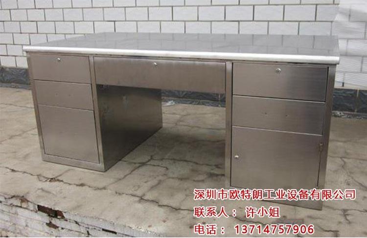 重型鉗工工作臺雙層操作臺帶抽屜多功能桌實驗室車間不銹鋼工作臺