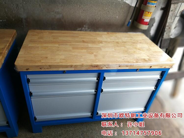 重型實木工作臺木面鉗工臺桌車間裝配臺操作臺櫸木臺面木工工作臺