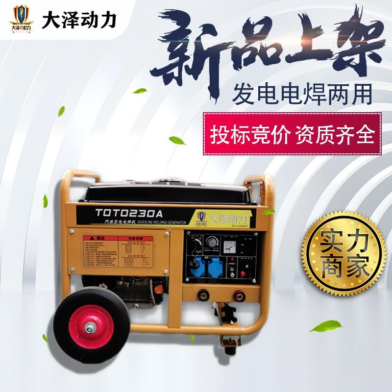 230A汽油發(fā)電電焊機   TOTO230A   大澤動力