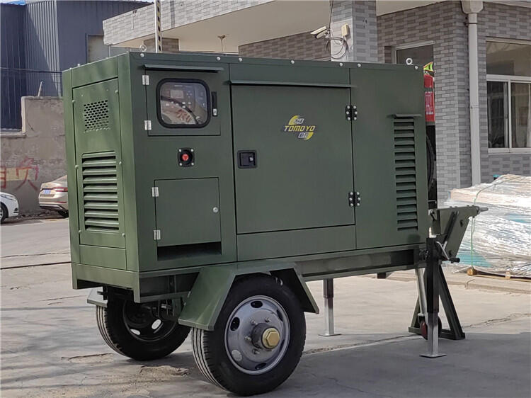 蛇形拖車50KW靜音柴油發(fā)電機(jī)