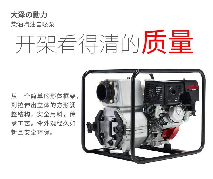 大澤動力2寸柴油自吸水泵