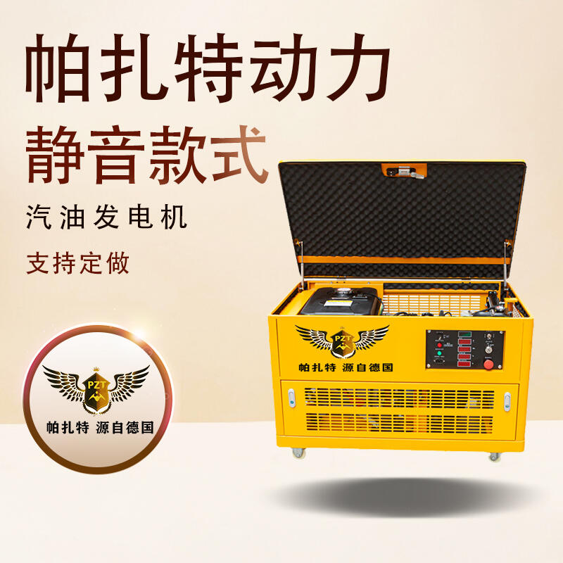 無刷10KW靜音汽油發(fā)電機(jī) 帕扎特PT10SQ