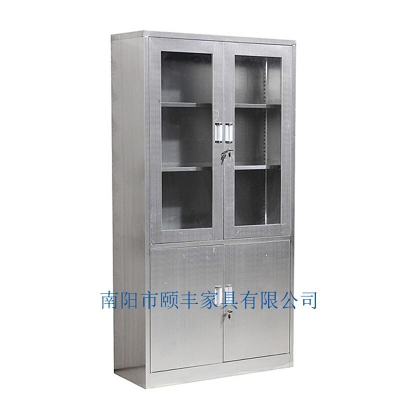 頤豐304不銹鋼文件柜 對(duì)開門不銹鋼器械柜 大號(hào)器械柜