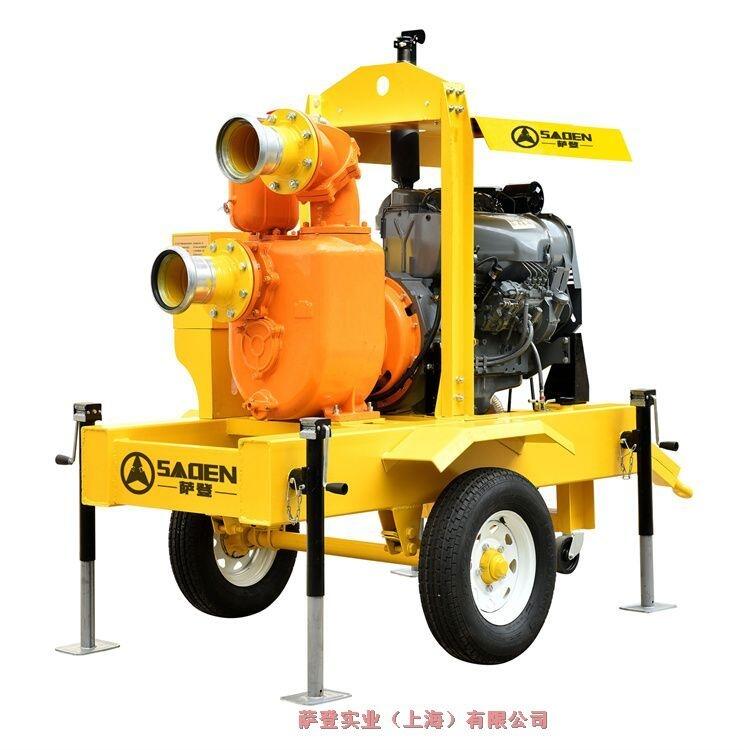 薩登12寸口徑移動柴油污水泵車灌溉應(yīng)急