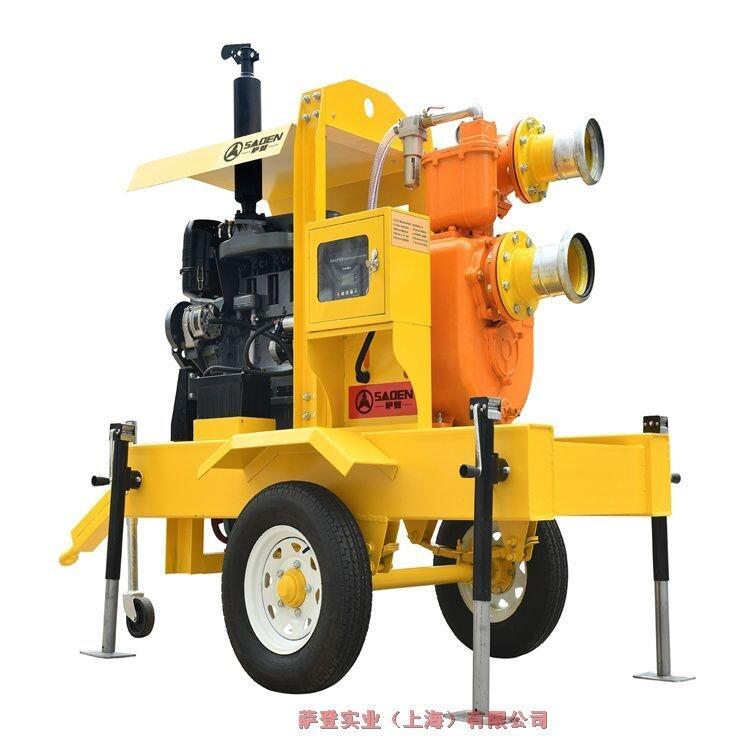 6寸口徑移動(dòng)柴油污水泵車（300立方）防汛應(yīng)急用