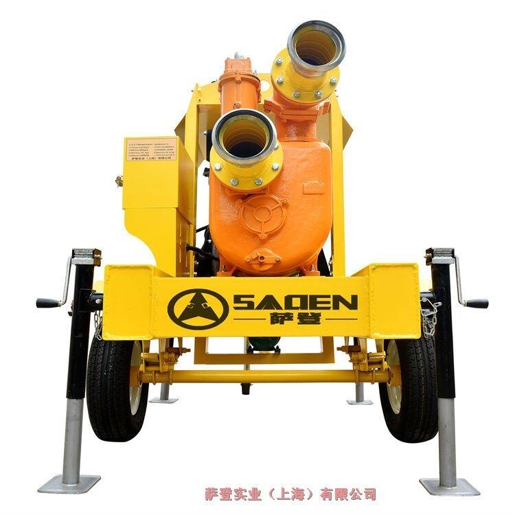 8寸口徑移動柴油污水泵車（500立方）參數(shù)