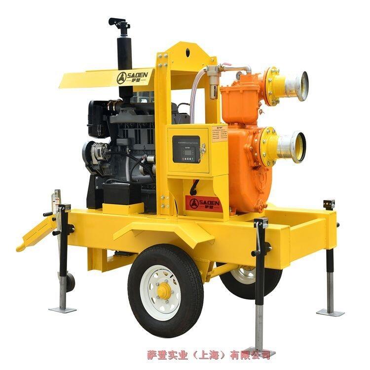 6寸口徑移動(dòng)柴油污水泵車（300立方）防汛抗災(zāi)用