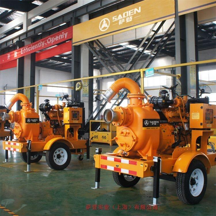 薩登8寸口徑移動柴油污水泵車參數(shù)