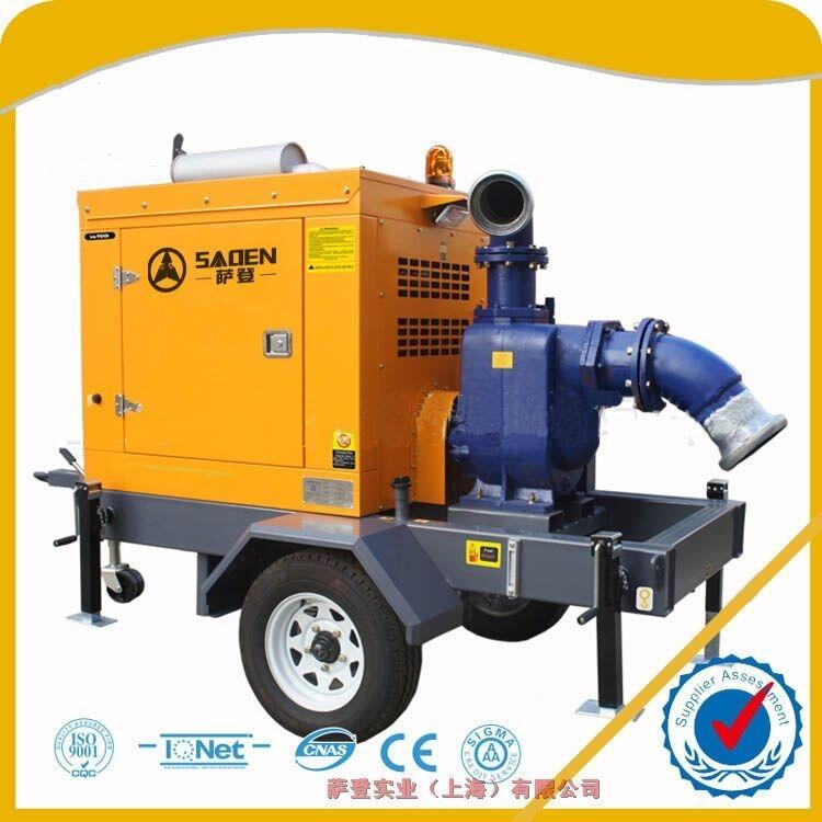 6寸口徑移動柴油污水泵車DS150DPE-Z-W		抽水灌溉