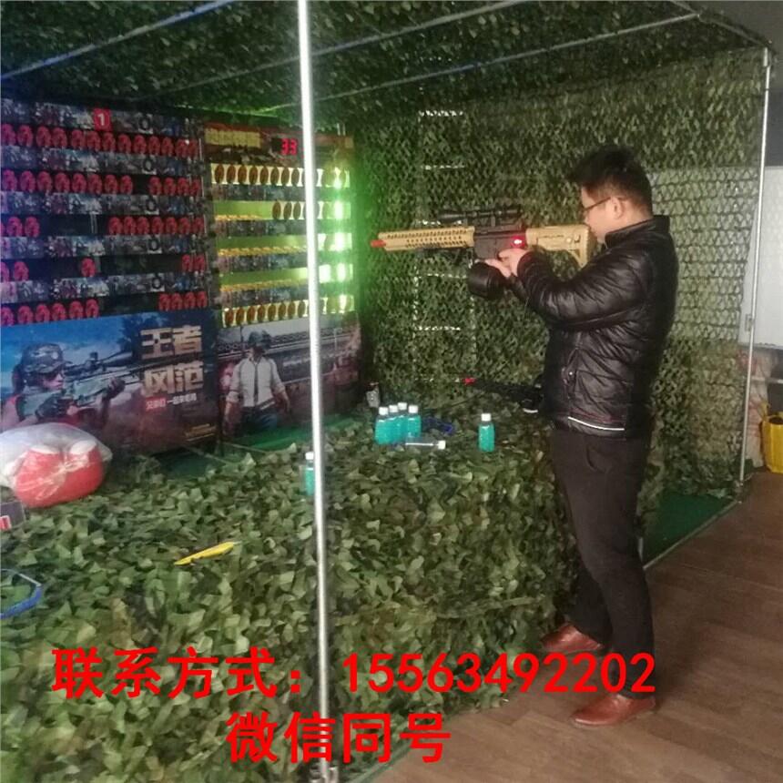 火爆廟會 擺攤打靶射擊游戲 槍林彈雨 游樂場打槍娛樂設(shè)施
