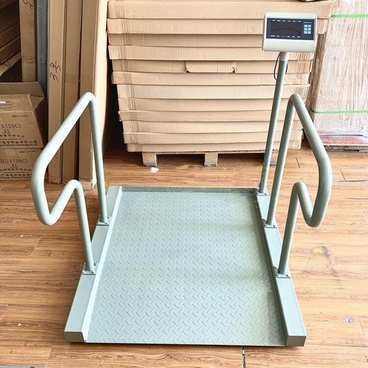 透析輪椅電子秤 80x80cm輪椅平臺秤 100公斤人體秤