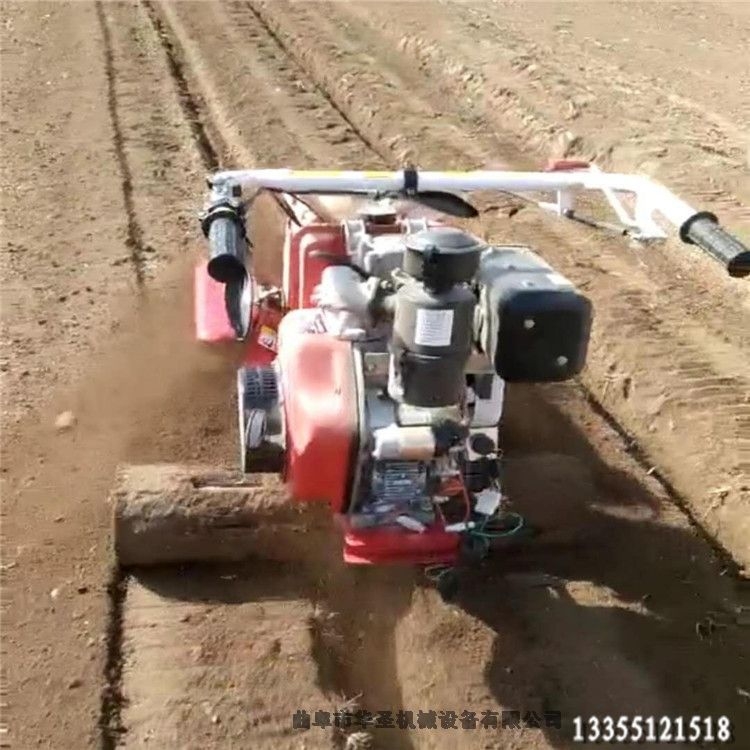 吉林山東小型手扶式的開溝機(jī)廠家農(nóng)用小型培土機(jī)多功能開