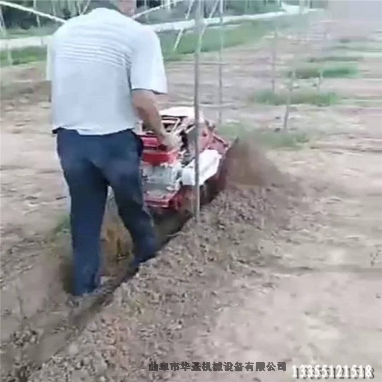 吉林多功能開溝培土機(jī)農(nóng)用小型培土機(jī)定制獨(dú)輪作業(yè)開溝機(jī)