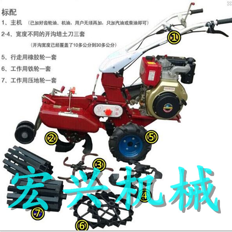 馬鈴薯開溝覆土機(jī) 土豆開溝培土機(jī) 大蔥開溝培土機(jī)參數(shù)