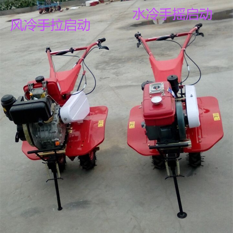 小型手推自走式旋耕機(jī) 汽油農(nóng)田除草松土機(jī) 宏興牌