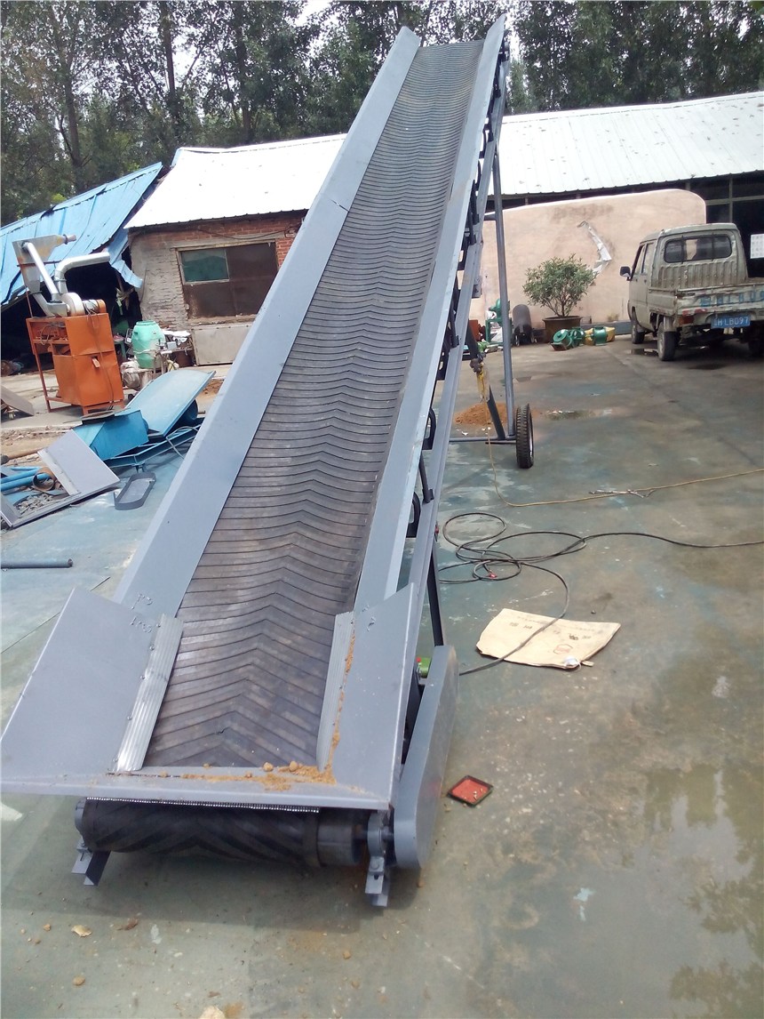 雙排槽鋼皮帶輸送機(jī)、移動(dòng)升降爬坡輸送機(jī)