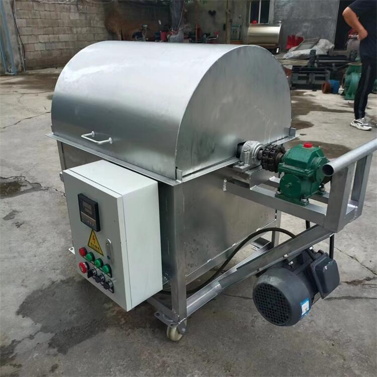 松子炒干貨機化德立式炒貨機?松子炒干貨機