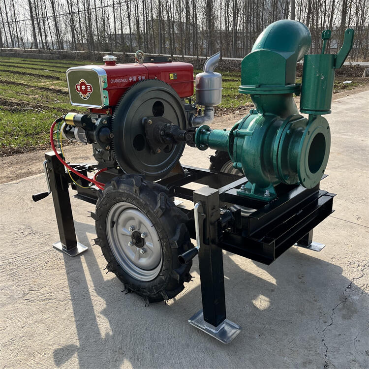 電子打火拖車水泵自吸泵離心泵省人工新鄉(xiāng)鳳泉農(nóng)用灌溉3寸汽油水輕便靈活