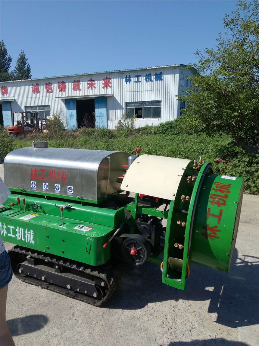 湖南自走式果園開溝施肥機(jī)履帶小型開溝機(jī)