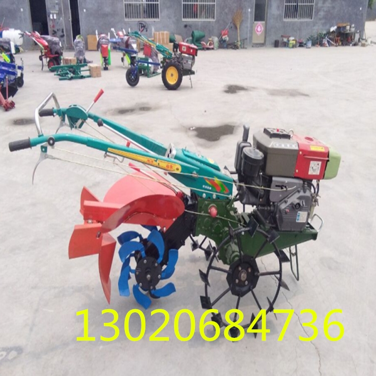 農(nóng)用開溝翻土機 手扶拖拉機旋耕起壟機廠家