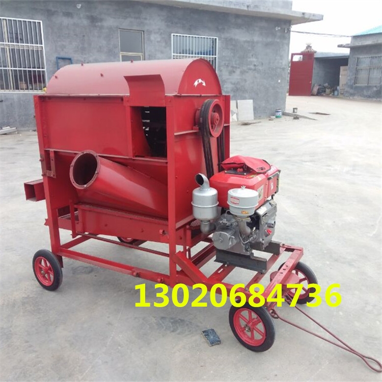 大型柴電兩用水稻脫粒機(jī) 125型谷子脫粒機(jī)