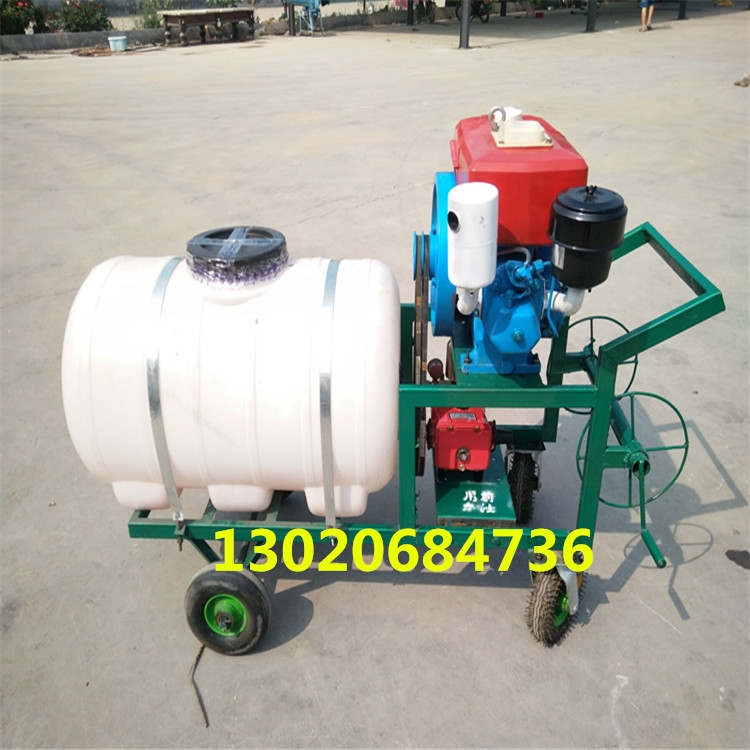 操作簡便高壓打藥機 汽油柴油機手推式四輪打藥機
