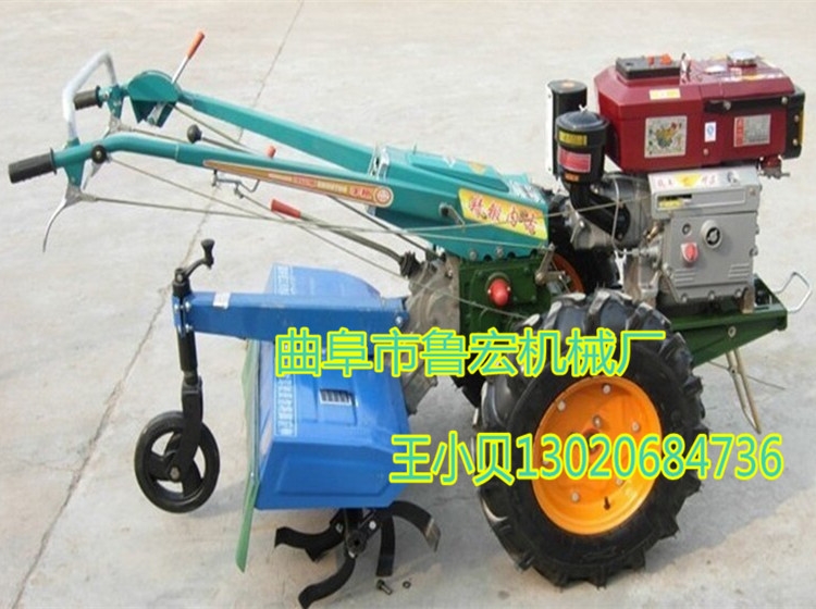 水旱田多功能起壟機 手扶柴油翻耕犁地機