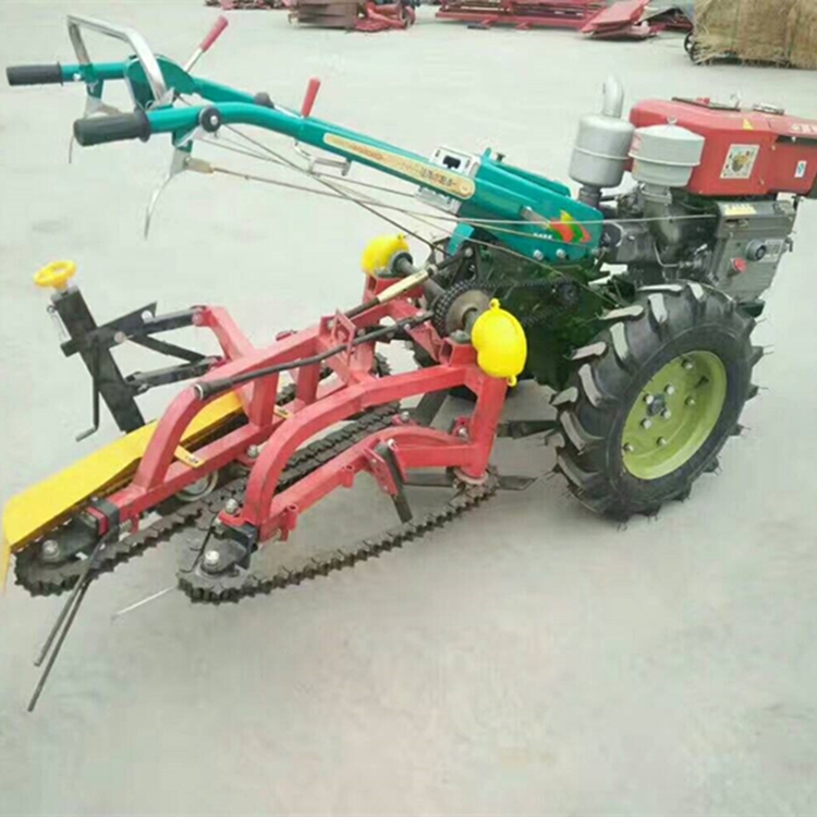 鏈條式花生收獲機 手扶帶鏟果機 起壟平地花生獲機