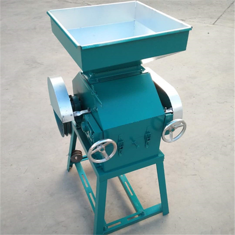 新型拉絲對(duì)輥式擠扁機(jī)  多用途五谷雜糧破碎機(jī)