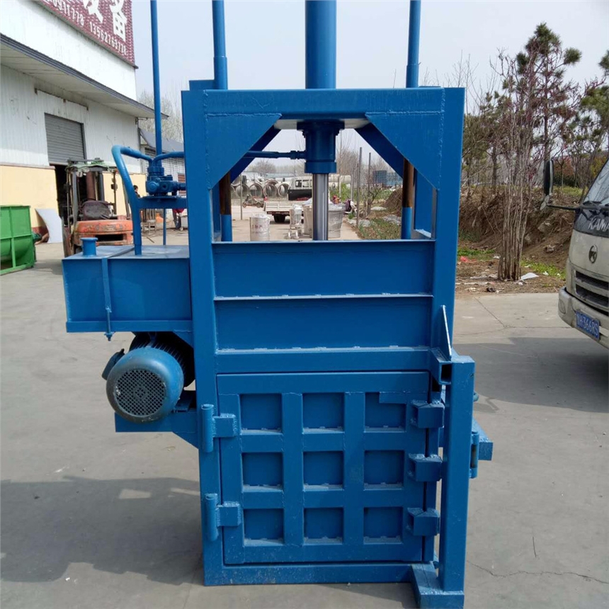 立式廢舊紙箱打包機 半自動易拉罐壓塊機