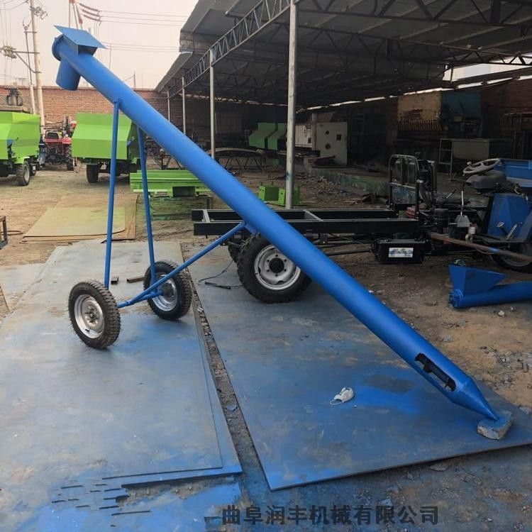 圓管螺旋提升機(jī) 密封無(wú)揚(yáng)塵粉料輸送機(jī) 料斗式大管徑提升機(jī)