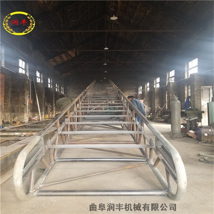 加厚帆布橡膠輸送帶 皮帶機定做規(guī)格長度 升降80寬皮帶機