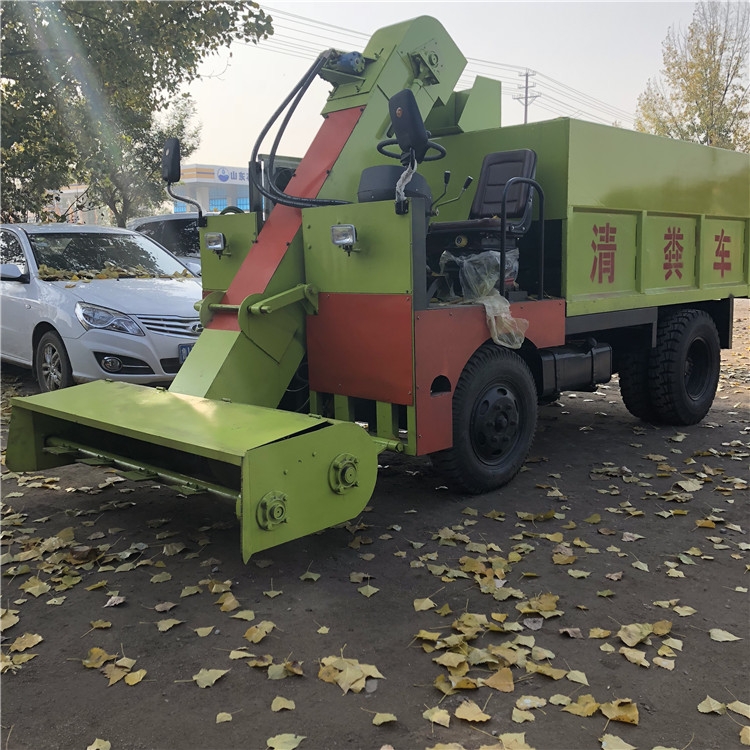 省人工牛糞清糞車柴油動(dòng)力刮糞除糞機(jī)省人工牛糞清理車