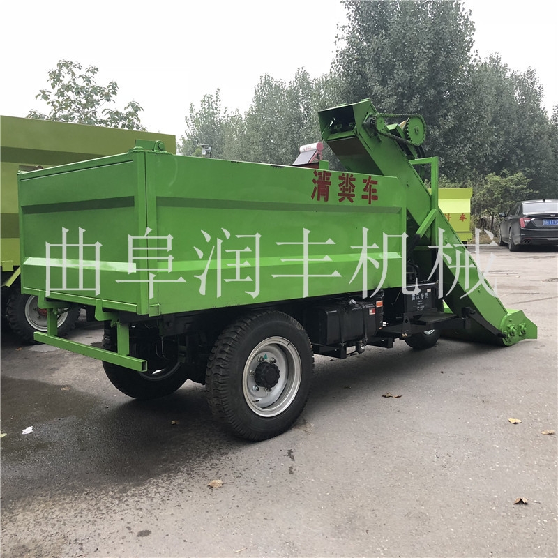 羊舍清糞車自動裝卸鏟糞機便攜式清糞車