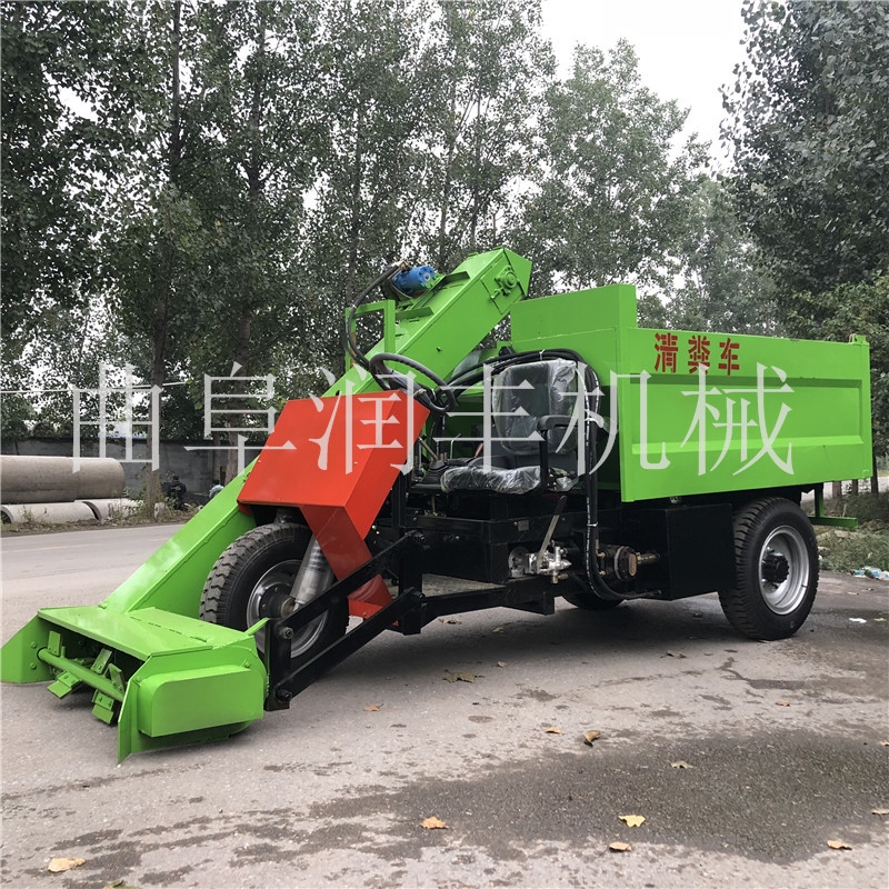 鏟車式清糞車糞便自動清理車自卸式清糞車