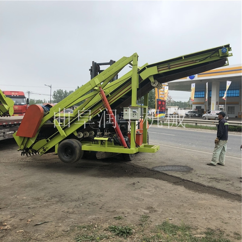 移動(dòng)式取料機(jī)飼草裝取挖草機(jī)橫向移動(dòng)取料機(jī)